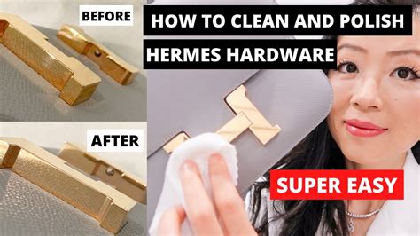 how to polish Hermes hardware